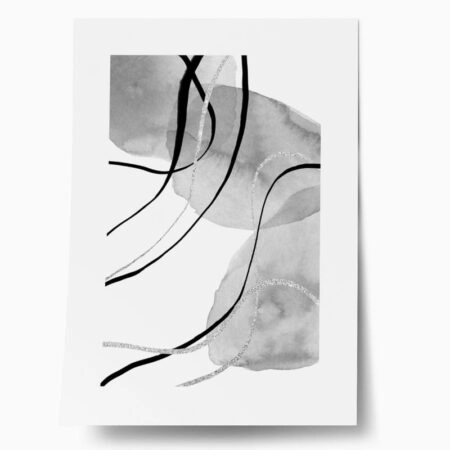 Πόστερ WATERCOLOR MIXED ART - Abstract - Αφηρημένα Sticky 1