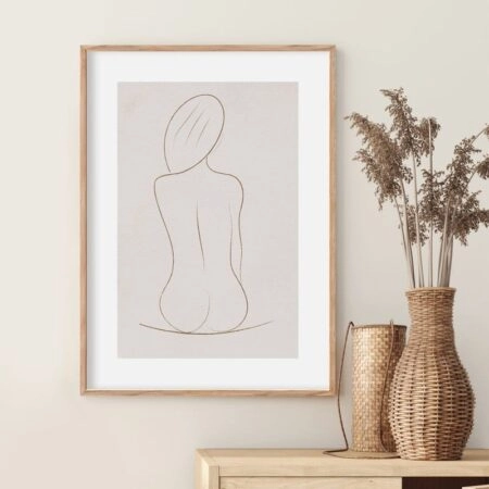 Πόστερ WOMAN LINE DRAWING - Lineart