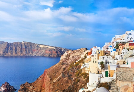 Πίνακας Πανοραμικός OIA VILLAGE - Νησια Sticky 1