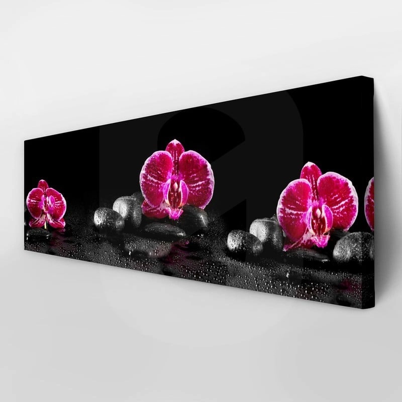Πίνακας Πανοραμικός PINK ORCHIDS