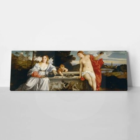 Πίνακας Πανοραμικός TITIAN SACRED AND PROFANE LOVE - Tiziano Vecelli Sticky 1