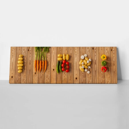 Πίνακας Πανοραμικός VEGETABLES - Food and Drink Sticky 1