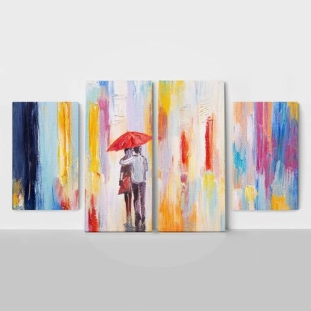 Τετράπτυχος COLOR RAIN COUPLE