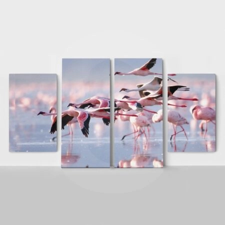 Τετράπτυχος FLYING FLAMINGOS