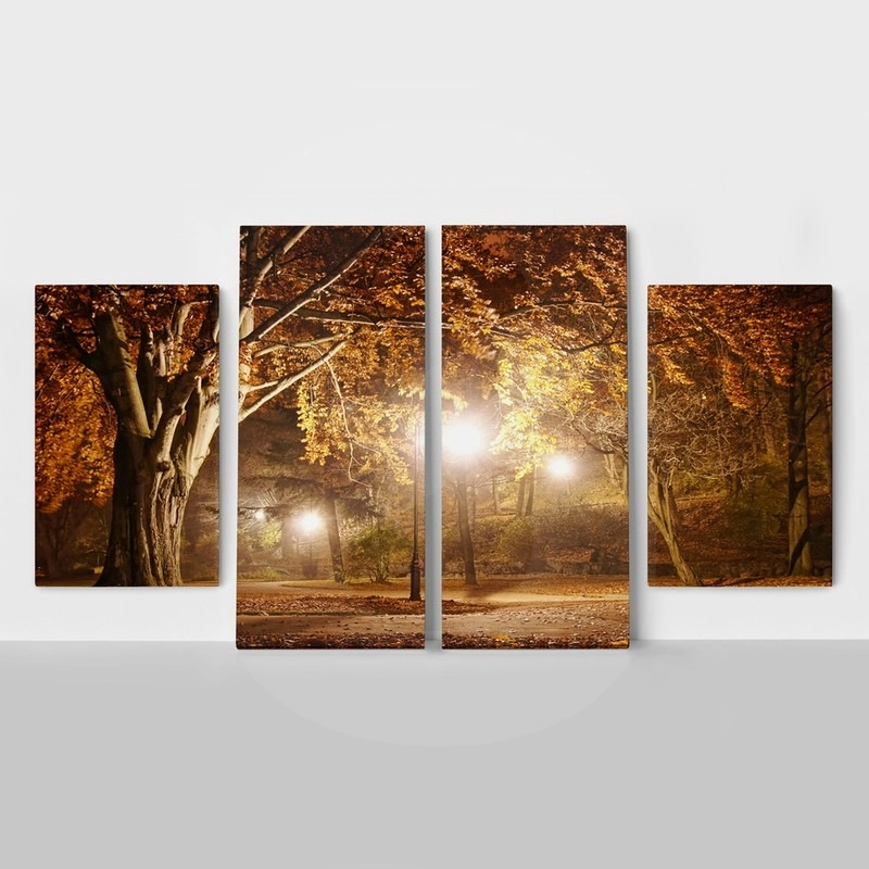 Τετράπτυχος TREES IN THE PARK