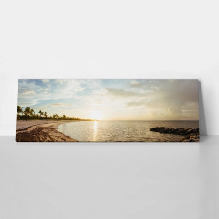 Πίνακας Πανοραμικός σε καμβά SUNRISE FLORIDA - Παραλιες Sticky 1