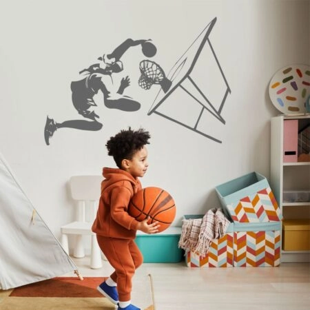 Aυτοκόλλητο τοίχου BASKET 2