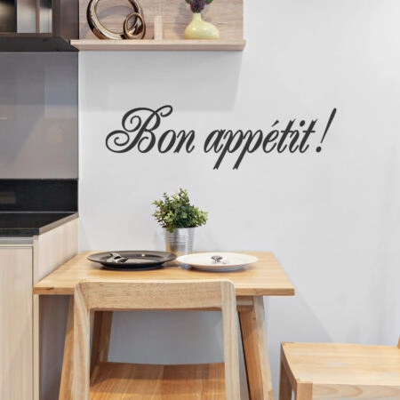 Αυτοκόλλητο τοίχου BON APPETIT