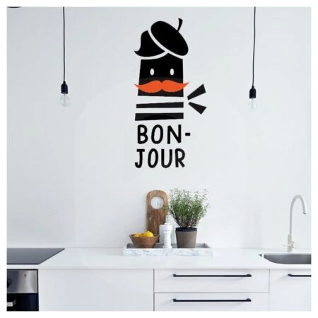 Αυτοκόλλητο τοίχου BONJOUR CHEF
