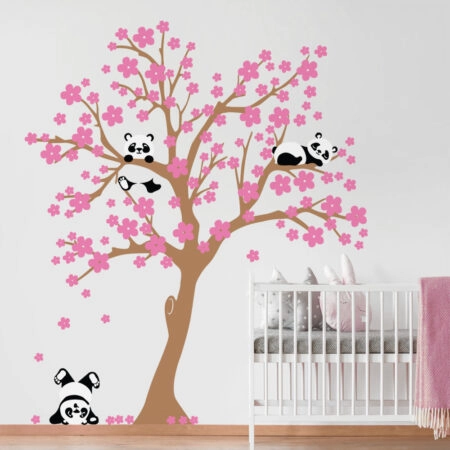 Αυτοκόλλητο τοίχου CUTE PANDA - Βρεφικα & Παιδικά Sticky 1