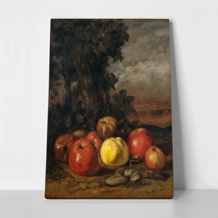 Πινακας σε καμβά GUSTAVE COURBET - STILL LIFE WITH FRUIT - Gustave Courbet Sticky 1