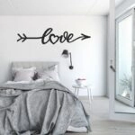 Aυτοκόλλητο τοίχου LOVE LETTERING IN FORM ARROW