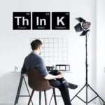 Aυτοκόλλητο τοίχου PERIODIC TABLE THINK