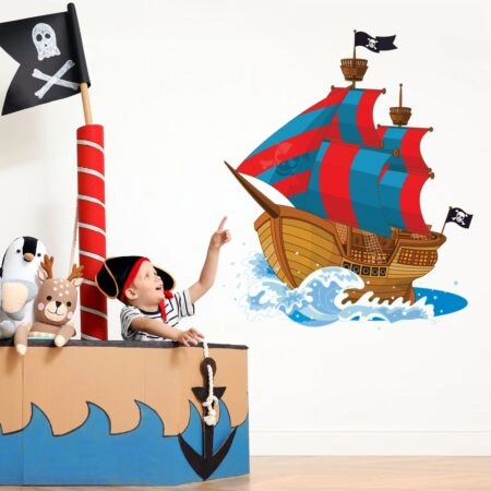 Αυτοκόλλητο τοίχου PIRATE SHIP