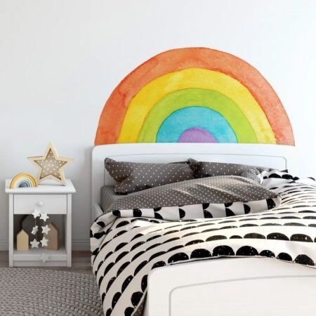 Αυτοκόλλητο τοίχου WATERCOLOR RAINBOW