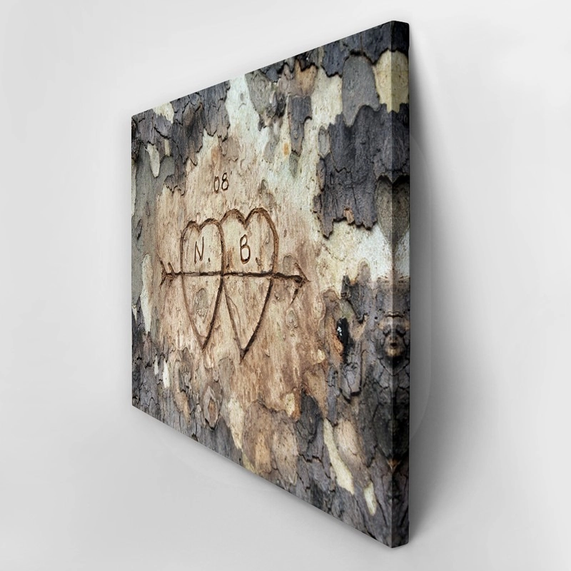 Πίνακας σε καμβά WOOD CARVING 2