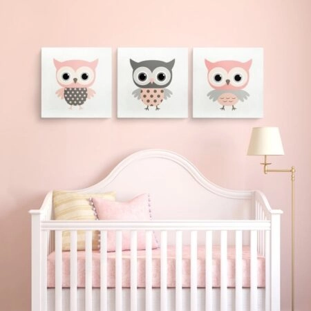Σετ πίνακες CARTOON OWLS