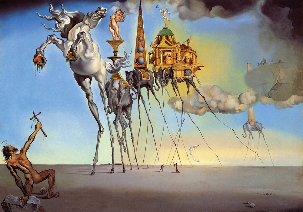 Πίνακας σε καμβά DALI - THE TEMPTATION OF ST ANTHONY