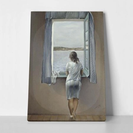 Πίνακας σε καμβά DALI - FIGURE AT THE WINDOW - Salvador Dali Sticky 1