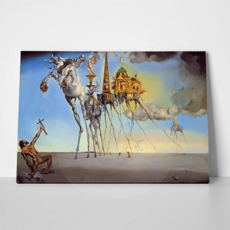 Πίνακας σε καμβά DALI - THE TEMPTATION OF ST ANTHONY - Salvador Dali Sticky 1