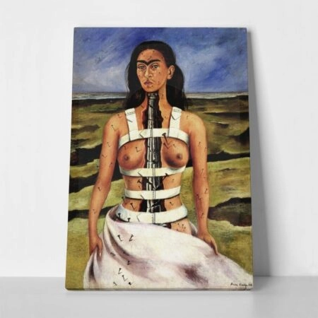 Πίνακας σε καμβά FRIDA BROKEN COLUMN - Frida Kahlo Sticky 1
