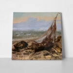 Πινακας Σε Καμβά GUSTAVE COURBET – THE FISHING BOAT