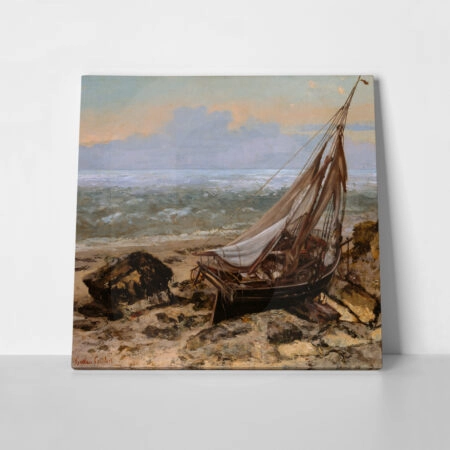 Πινακας Σε Καμβά GUSTAVE COURBET – THE FISHING BOAT