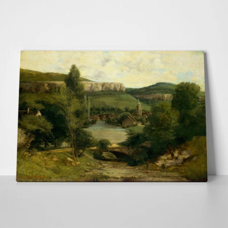 Πινακας Σε Καμβά GUSTAVE COURBET – VIEW OF ORNANS