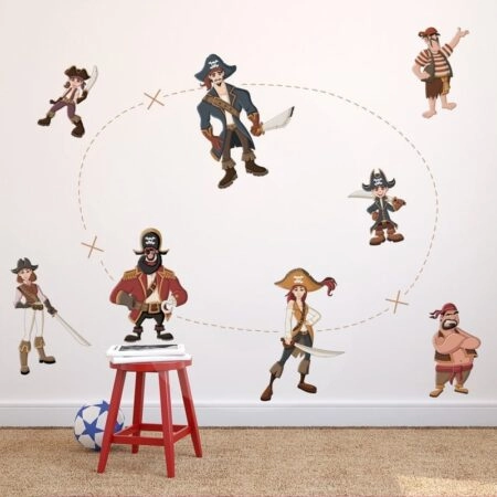 Αυτοκόλλητο τοίχου HERO PIRATES