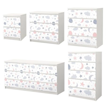 Αυτοκόλλητο Συρταριέρας NURSERY PATTERN
