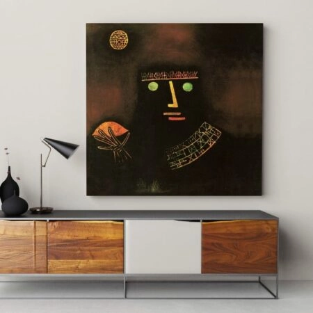 Πίνακας σε καμβά PAUL KLEE - BLACK PRINCE