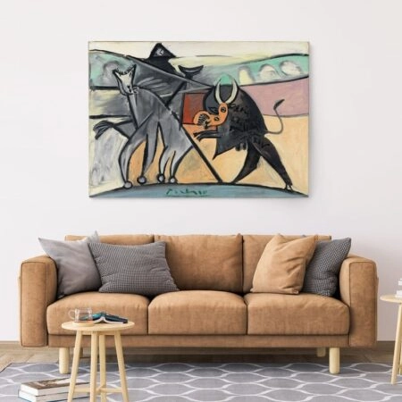 Πίνακας σε καμβά PICASSO - BULLFIGHT - Pablo Picasso