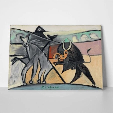 Πίνακας σε καμβά PICASSO - BULLFIGHT - Pablo Picasso Sticky 1