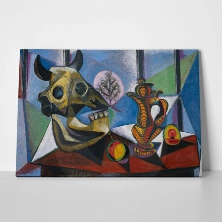 Πίνακας σε καμβά PICASSO - BULL SKULL - Pablo Picasso Sticky 1