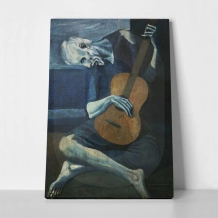 Πίνακας σε καμβά PICASSO - OLD GUITARIST - Pablo Picasso Sticky 1