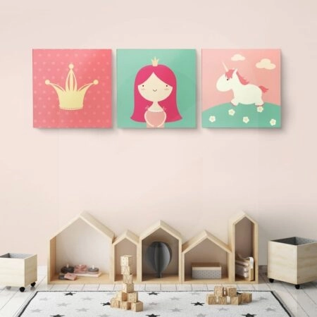 Σετ παιδικοί πίνακες PRINCESS SET