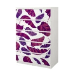Αυτοκόλλητο Συρταριέρας PURPLE BANANA LEAVES