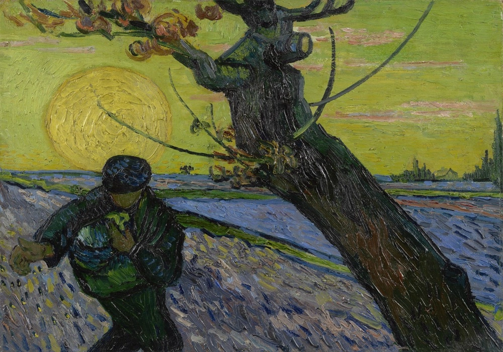 Πίνακας σε καμβά VAN GOGH - THE SOWER 2