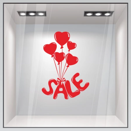 Αυτοκολλητο Εκπτωσεων BALLOON SALES