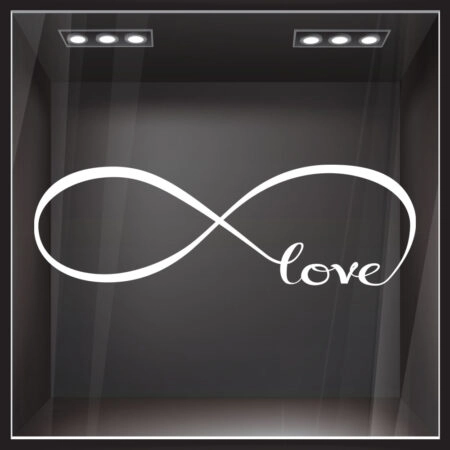 Αυτοκόλλητο βιτρίνας INFINITE LOVE -  Sticky 1