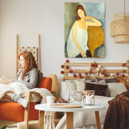 Πινακας σε καμβά MODIGLIANI - JEANNE HEBUTERNE - Modigliani Amedeo