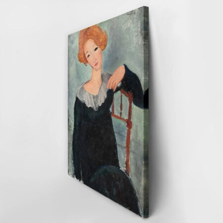 Πινακας σε καμβά MODIGLIANI - WOMAN WITH RED HAIR - Modigliani Amedeo Sticky 3