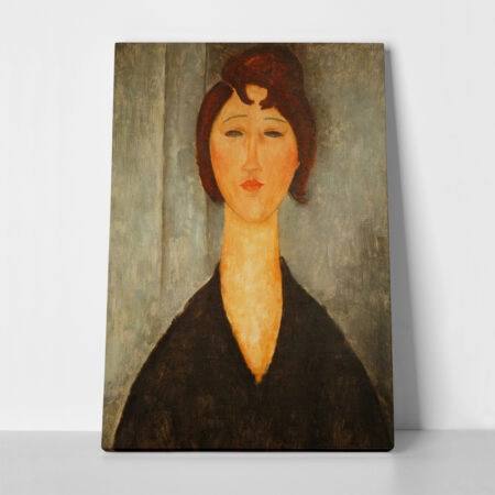 Πινακας σε καμβά MODIGLIANI - YOUNG WOMAN - Modigliani Amedeo Sticky 1