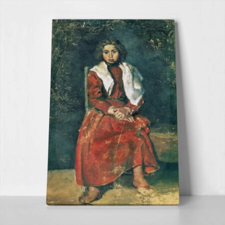 Πινακας σε καμβά PICASSO - BAREFOOT GIRL - Pablo Picasso Sticky 1