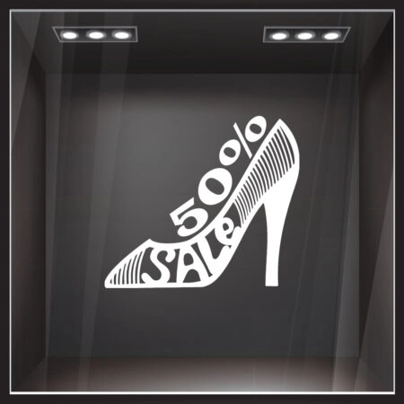 Αυτοκολλητο εκπτωσεων SALE SHOE - Αυτοκόλλητα εκπτώσεων