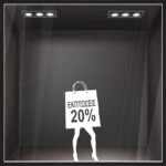 Αυτοκoλλητο Εκπτωσεων SALES WOMAN