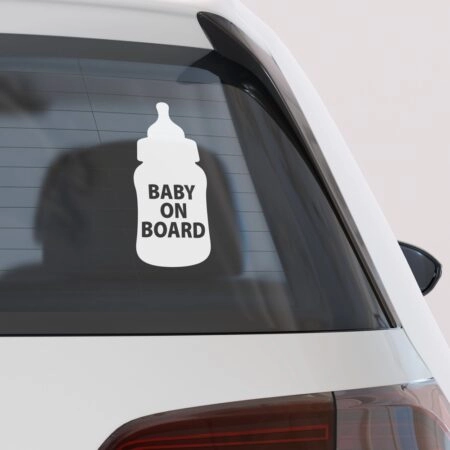 Αυτοκολλητο Αυτοκινητου BABY ON BOARD BOTTLE