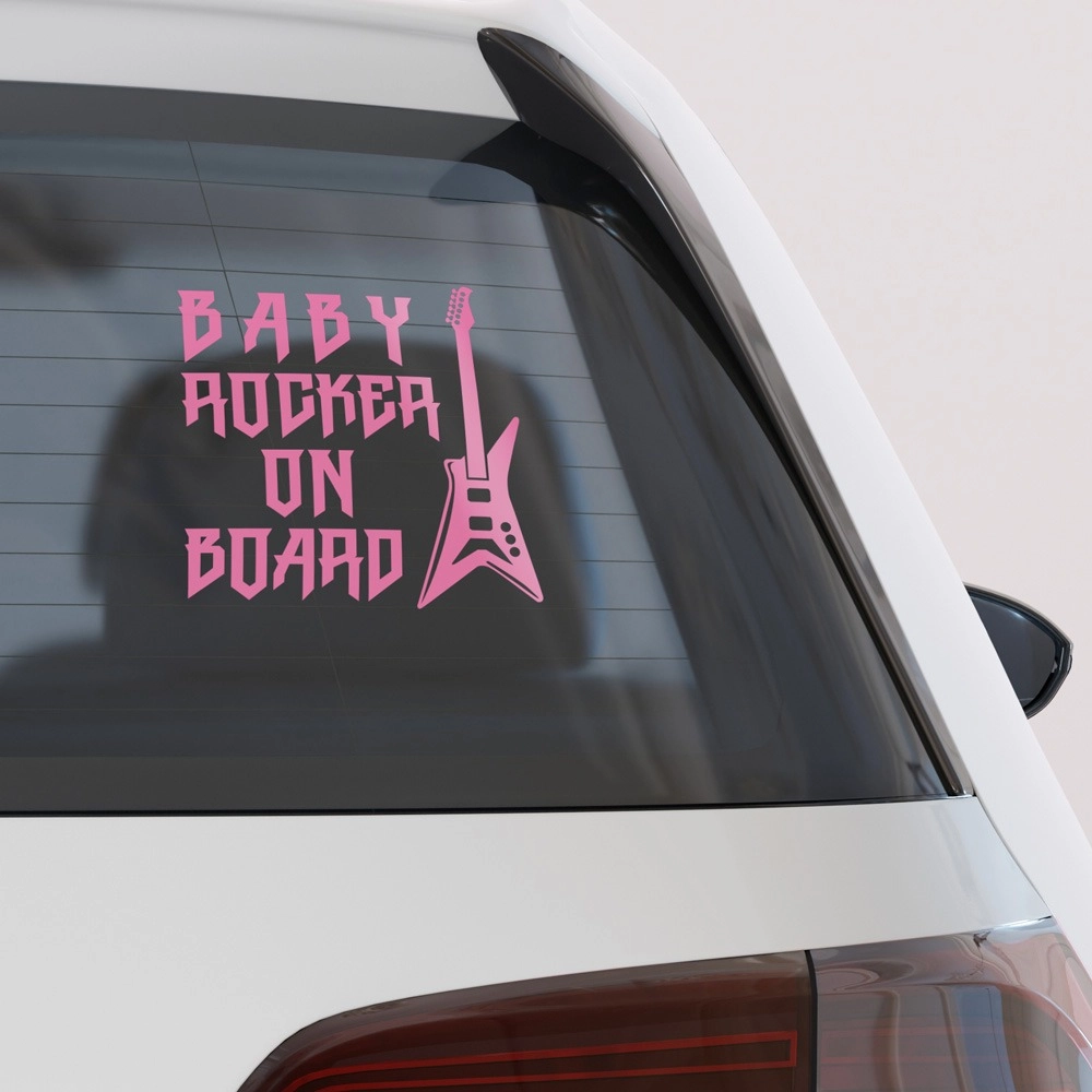 Αυτοκολλητο Αυτοκινητου BABY ROCKER ON BOARD