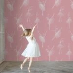 Αυτοκόλλητη Ταπετσαρία τοίχου BALLERINAS