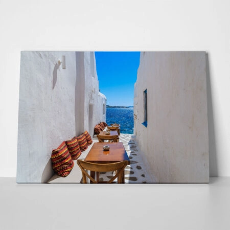Πινακας σε καμβά BAR IN MYKONOS